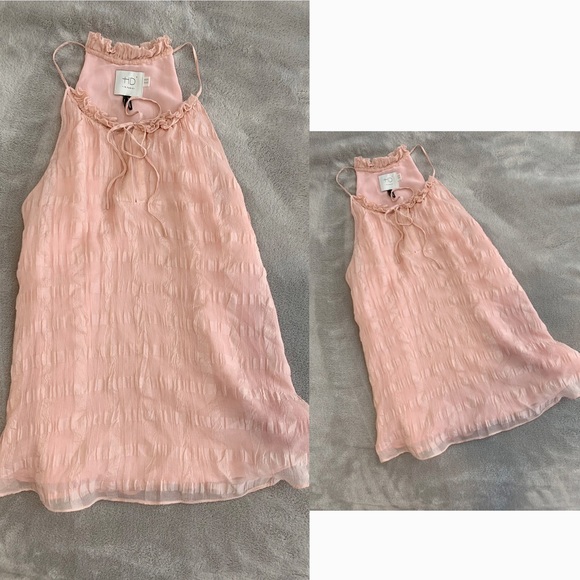 Anthropologie HD in Paris Shadow Pane Silk Tank - Picture 4 of 5